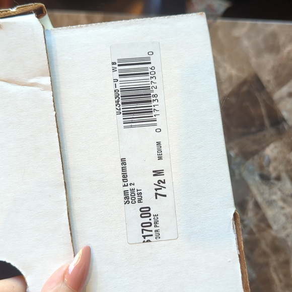 Sam Edelman Velvet Codie boots rust mustard - Picture 11 of 12